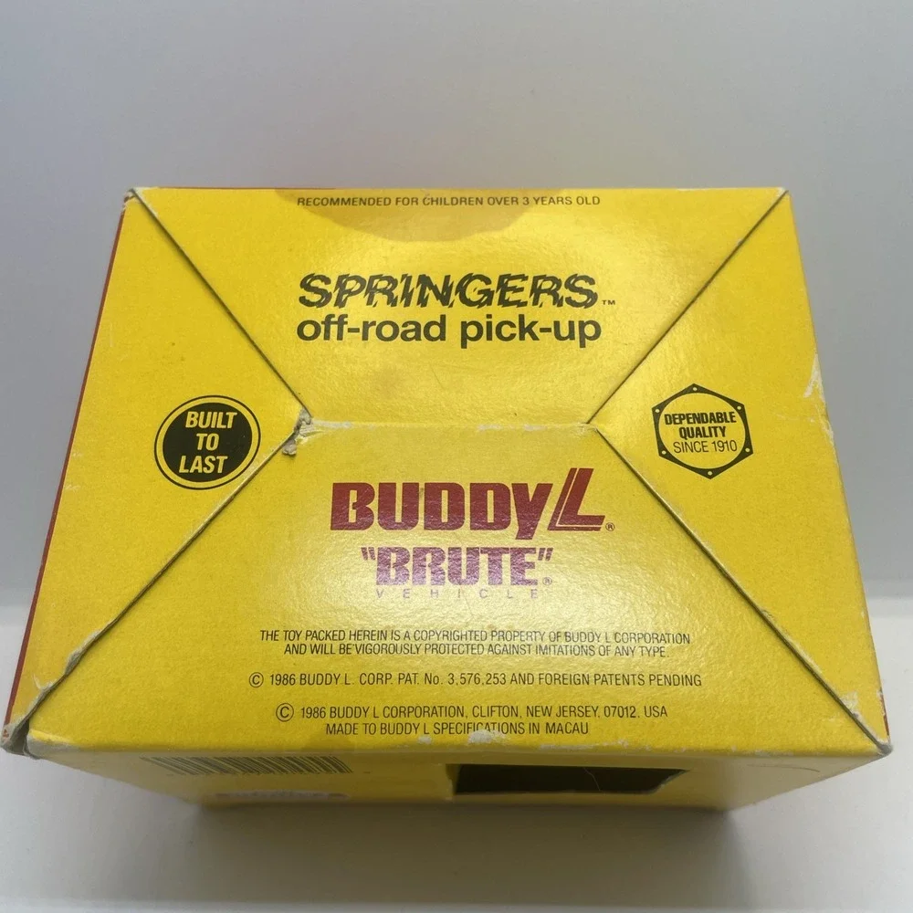 Buddy L‎ 1986 SPRINGERS OFF ROAD 4 X 4 Red Pick-Up Monster Truck in Box